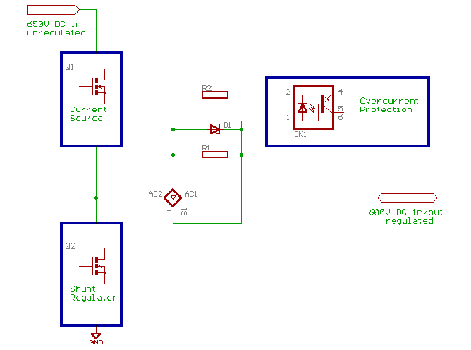 Block schematic of Screen Supply YL1050